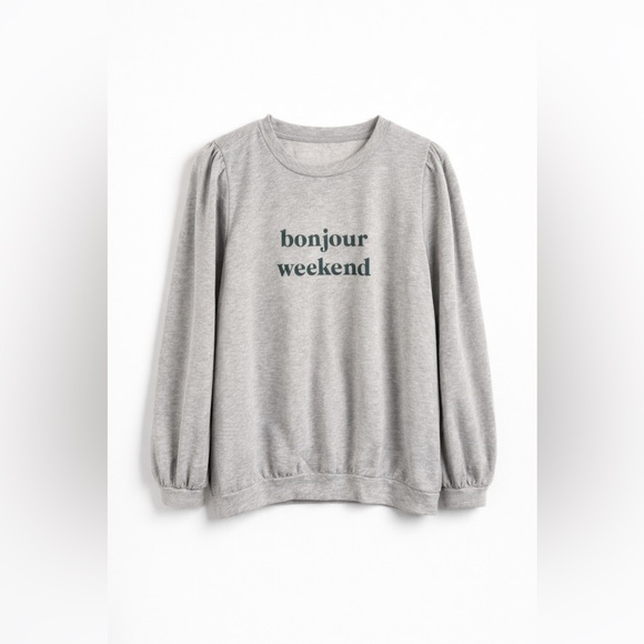 Vince Camuto Sweaters - Vince Camuto Gray Sweatshirt